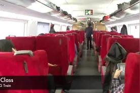 实拍中国高铁内饰：商务座、一等座、二等座的区别图片