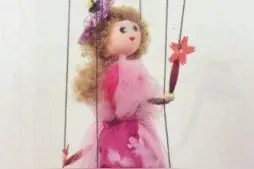 幼儿园提线木偶制作：美丽公主图片