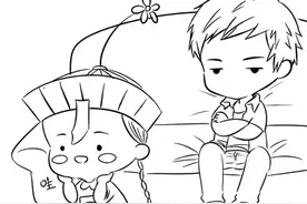 “捡到一个小僵尸”漫画第四弹，好难过，难过的我都死掉了图片