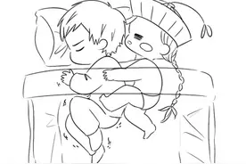“捡到一个小僵尸”漫画第五弹，你太凉了，去那边睡图片