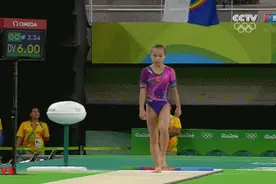 里约奥运竞技体操女子跳马决赛：王妍第五图片