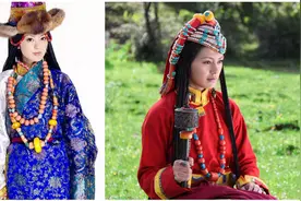 最接近天空的民族，藏族的服饰图片