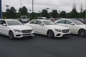 奔驰S级，E级，C级的区别多明显 三辆车放在一起你就明白了！