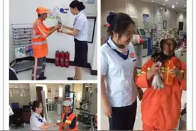 提供免费饮水纳凉服务图片