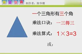 小学数学：3的乘法口诀图片