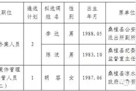 所有人，张家界对一批拟任职人选进行任前公示图片