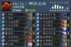 外服直播卡组日报0815：嘲讽龙战、打脸猎图片