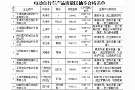 这10批次电动自行车上“黑榜” 绿源、雅迪、爱玛等品牌达标图片