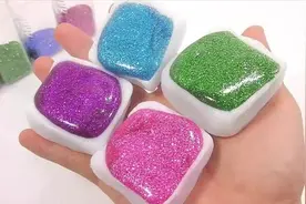 超人气四色水晶布丁啫喱糖果好吃玩具