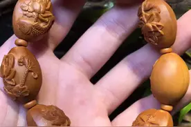 这些精美的橄榄核雕刻，您见过吗？图片