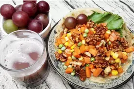 补脑营养早餐 - 黄金核桃饼包饭图片