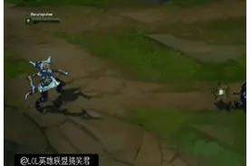 LOL这个自制皮肤可以考虑收入冰雪系列，不然武器白挨一顿打！图片