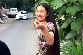 农村神秘女，出生就没有剪过的头发有多长，来见识一下吧图片