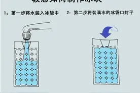 夏天简单几步自制冰块，加冰饮料喝起来！图片