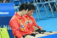 张继科和马龙各种友爱瞬间真的羞死人，看一次笑一次图片