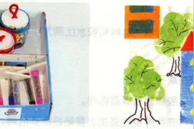幼儿园区域自制材料：盖印画+线描画（中班、大班美工区）图片