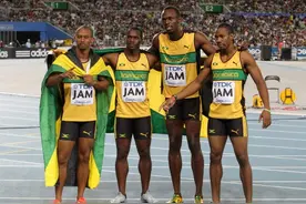 博尔特率牙买加夺男子4X100米接力金牌 中国队获第四名图片