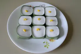 一直不知道椰汁西米糕，怎么做，原来还要添加这东西！图片