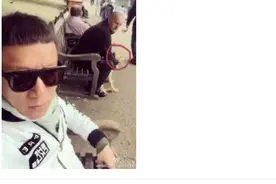 孙红雷晒出与黄渤“合影”称要解救，网友称小心后面的光头哥图片