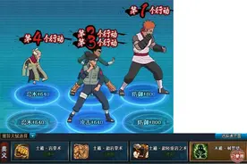 《火影忍者OL》全土主忍者考试205-220阵容 平民忍者图片