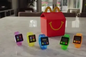 麦当劳推出赠送智能手表玩具的儿童套餐图片