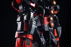 原创乐高作品——重型近战型机甲“拔火罐”图片