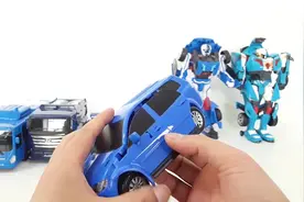 11蓝色Carbot Tobot Miniforce机器人改造汽车玩具视频封面