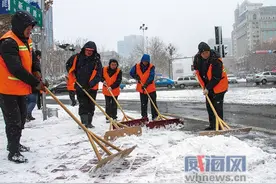 大雪临城 威海应对有序图片