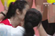 中国女排夺冠感人瞬间，内有精彩动图图片
