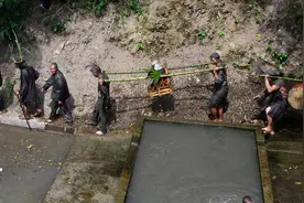 村子里鞭炮齐鸣像是娶亲，但走近一看轿子上的东西出人意料！图片