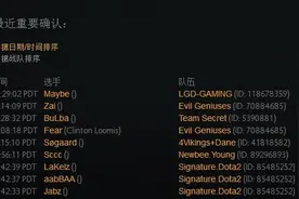 2000W也不卖？ MAYBE离队LGD 或加入VG图片