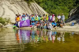 湖北大悟九女潭穿越图片