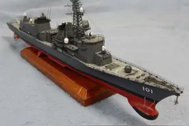 第三代海上自卫队驱逐舰村雨模型！历史它主要用来反潜图片
