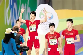 男子4X100米中国队位居第四 谢震业直言享受比赛图片