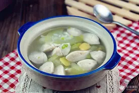 猪肉丸蒲瓜汤的做法图片