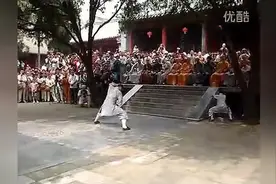 实拍少林寺内部比武，各种武功齐亮相图片
