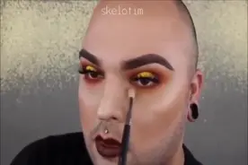 男士化妆！天啦噜！不敢看！图片