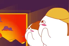 《花花向前冲—夕阳好美哦》（幽默动画|搞笑视频）图片