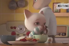 《三只小猫》一只本生活在幸福童年的小猫，却因为病痛的折磨而图片