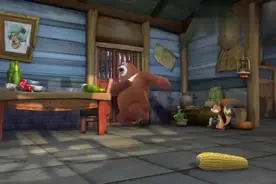 熊出没：光头强把门窗钉死，锁住狗熊，想把他们都烤熟