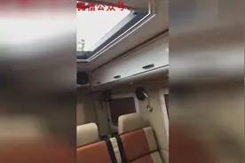 房车实拍丨改装的七狼房车，内部实拍，直播网红专用图片