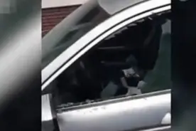 女子撞烂男友爱车，兄弟我想说你这是做了什么伤天害理的事？图片