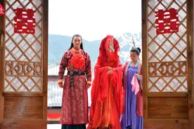 《青丘狐传说》6段狐仙恋之一《长亭》：王凯金晨大婚唯美动人！图片