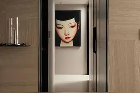 走廊不再土里土气，几幅挂画立马上档次图片