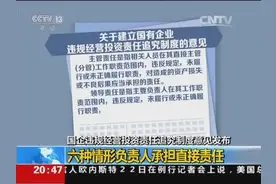 国企违规经营投资责任追究制度意见发布图片