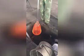 人工吹制玻璃，这些应该被流传视频封面