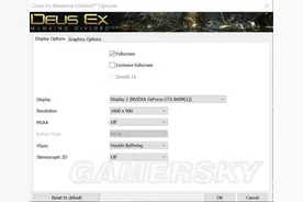《杀出重围人类分裂》gtx860m画面设置建议图片