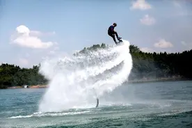 仙海：赏“水上飞人”特技 去农家小院采摘图片