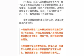 调查结果出炉！北京"老虎咬人"事件细节公布图片