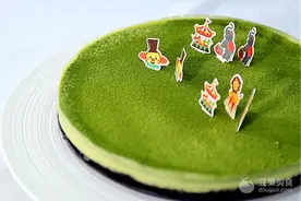老师好|宋飞教你做抹茶冻芝士蛋糕图片